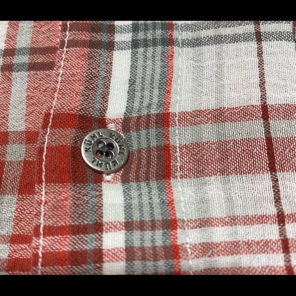 Kuhl Men's Born In The Mountains Plaid Short Sleeve Shirt - Picture 5 of 5